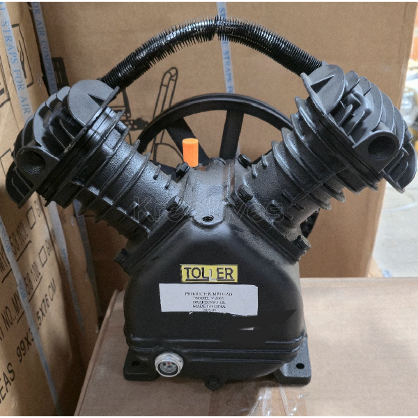 Compressor Head Pump 2 Piston x 65mm Cast Iron Spare - Sokokubwa