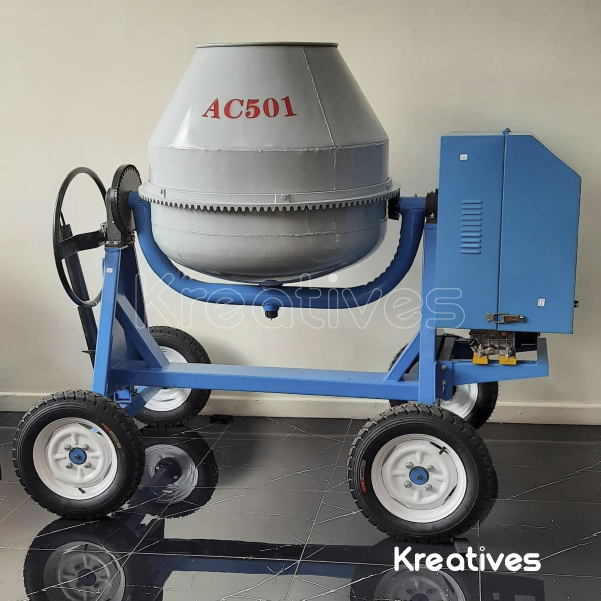 Aico 500L Diesel Concrete Mixer with 10HP Japan Air Cooled Engine - Sokokubwa