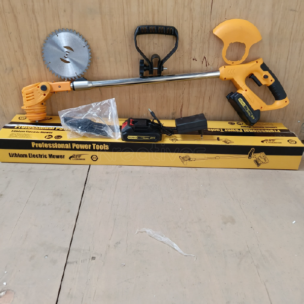 Portable 21V Cordless Brush Cutter with Lithium Batteries - Sokokubwa