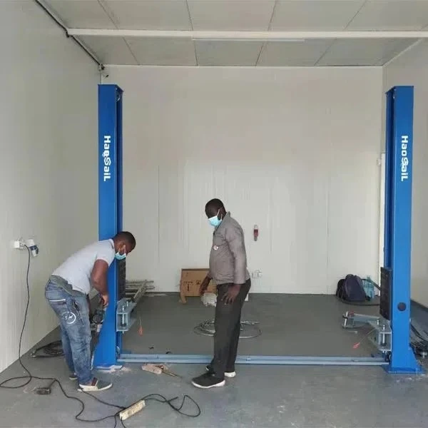 Haosail 2 Post Car Lift Auto Garage Lifting Machine - Sokokubwa
