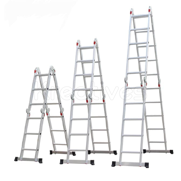 Aluminum 4x3 3.6m Foldable Ladder - Sokokubwa