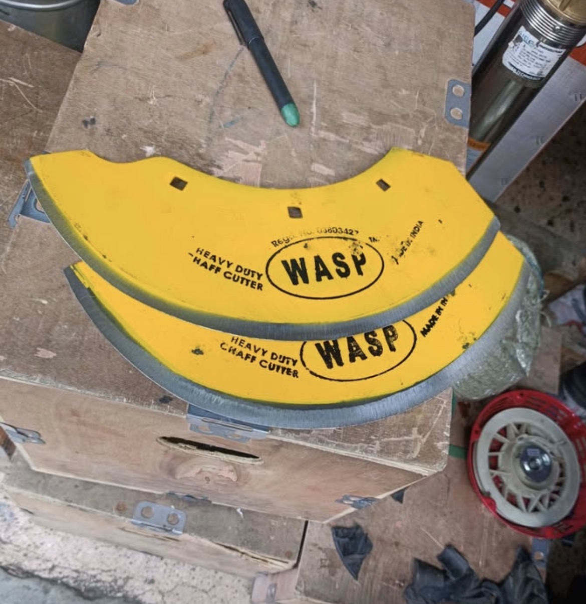 Wasp Heavy Duty 1 Pair Chaff Cutter Blade Spare Parts - Sokokubwa