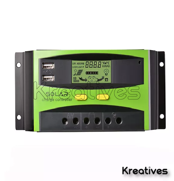 30A Digital PWM Solar Charge Controller - Sokokubwa