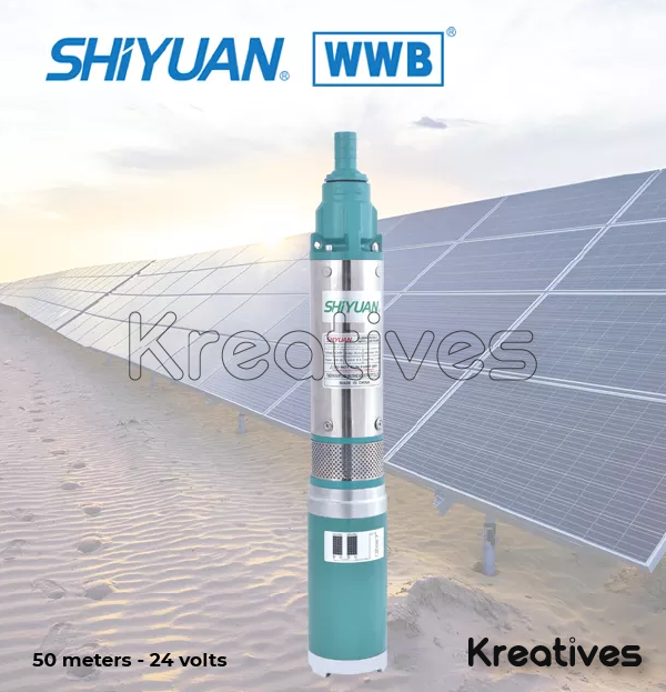 Shiyuan 50M 600W DC Solar Submersible Pump - Sokokubwa