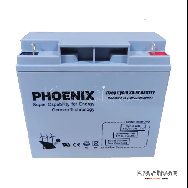 Phoenix 12V 20Ah Sealed Battery - Sokokubwa