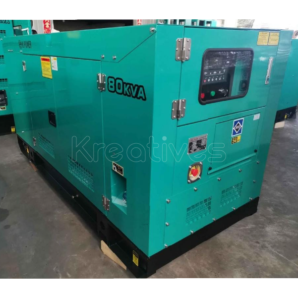 HL Power UK 80kva 3 Phase Water Cooled Diesel Generator with ATS - Sokokubwa