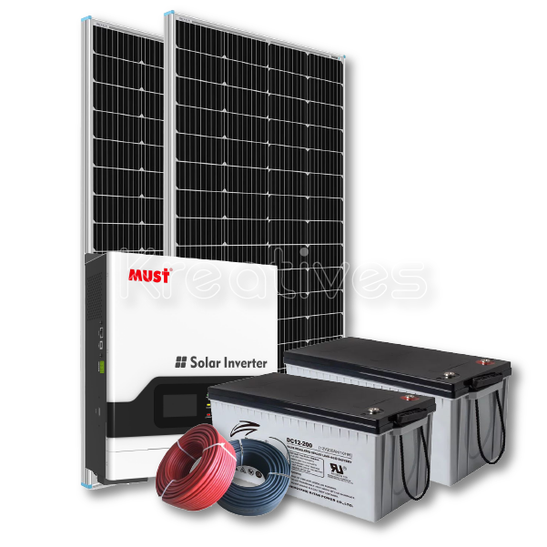 Must 2Kva 60A MPPT Solar Backup System - Sokokubwa