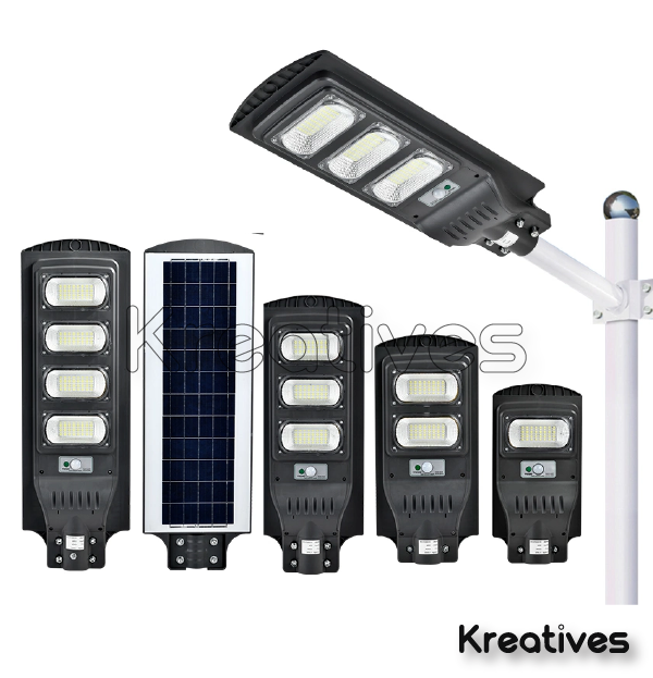 120W Solar Streetlight with Motion Sensor & Remote - Sokokubwa