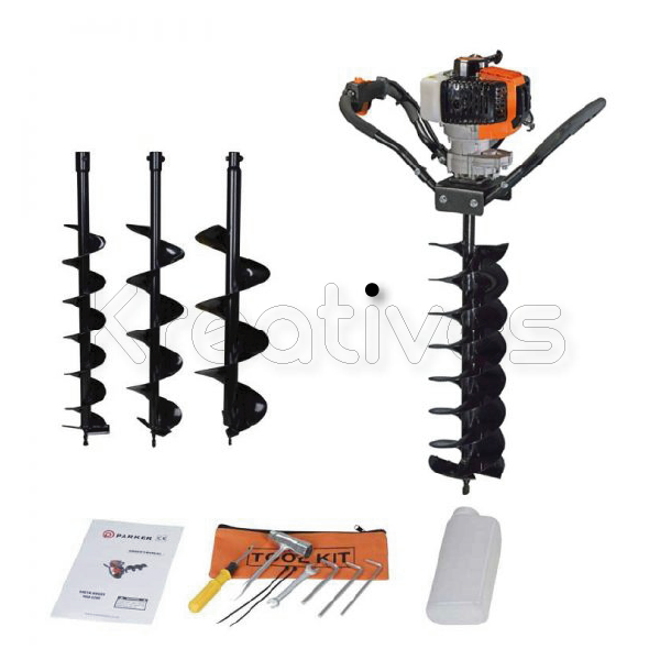 Earth Auger with 3 Drill Bits - Sokokubwa