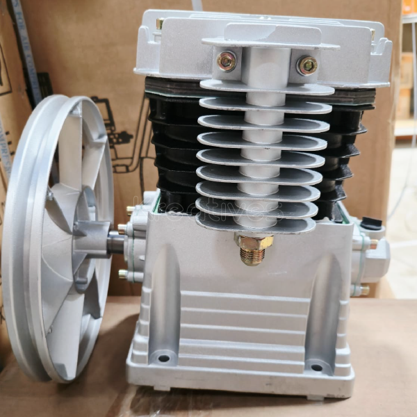 Compressor Head Pump 2 Piston x 65mm Aluminum Italy Type - Sokokubwa