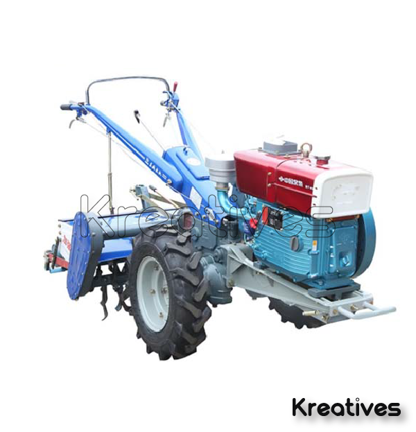 Jiandi 16HP Walking Tractor with Iron Wheels & Ploughs - Sokokubwa *