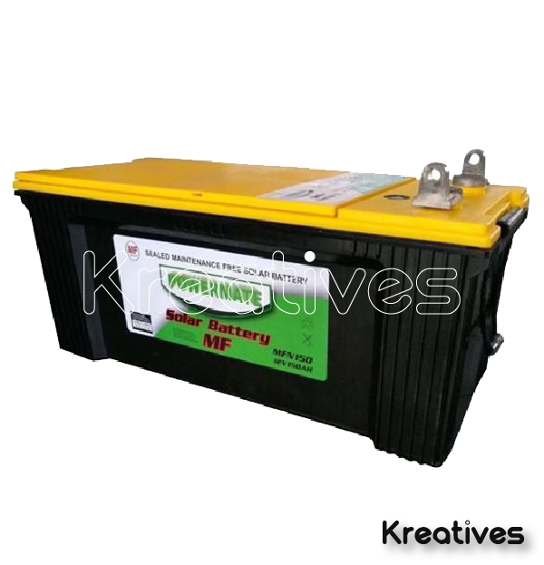 Powermate 200Ah 12V Solar Rechargeable Battery - Sokokubwa