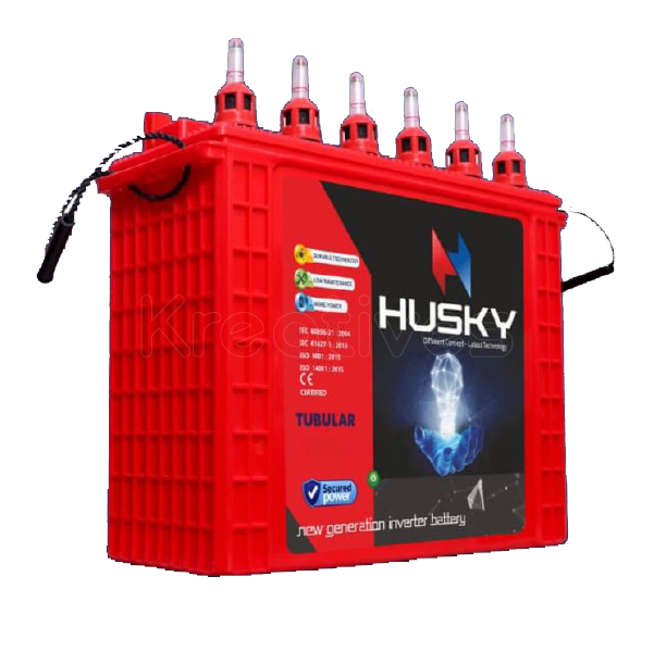 Husky India 200Ah Tall Tubular Battery - Sokokubwa