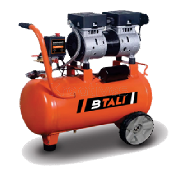 BTALI 25L 8Bar 1HP Silent Electric Air Compressor - Sokokubwa
