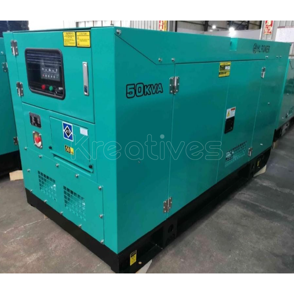 HL Power UK 50kva 3 Phase Water Cooled Diesel Generator with ATS - Sokokubwa
