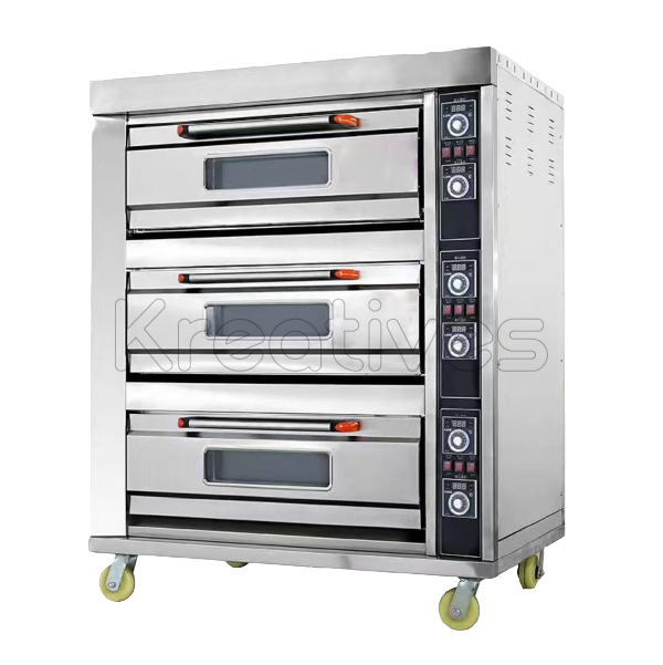 Premier 3 Deck 6 Trays Commercial Bakery Oven - Sokokubwa