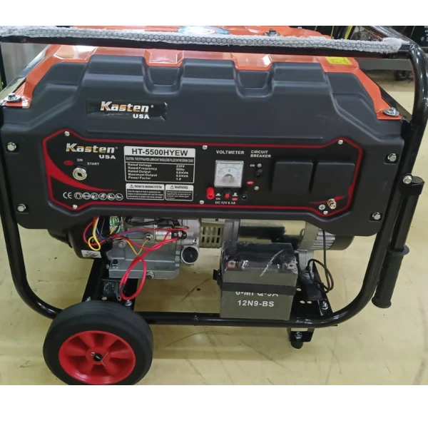 Kasten USA 6Kva Key Start Petrol Generator with Wheels - Sokokubwa