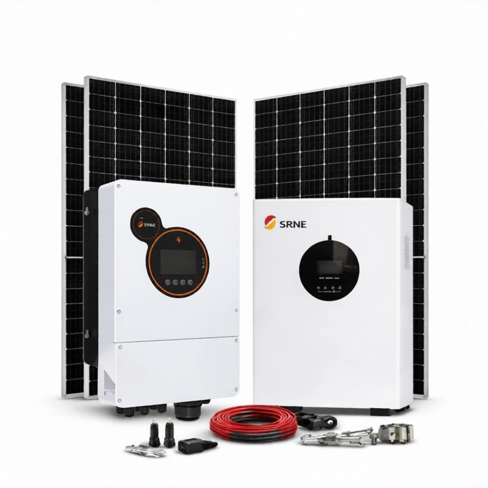 SRNE 6kW 5.12kWh Complete Lithium Solar Home Pack - Sokokubwa