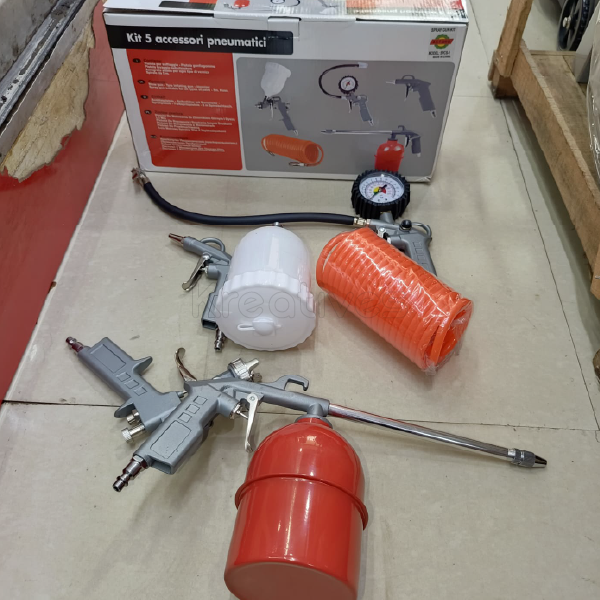 5 Tool Painting Kit for Compressor - Sokokubwa