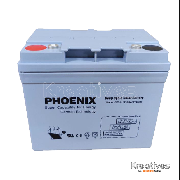 Phoenix 12V 35Ah Sealed Battery - Sokokubwa