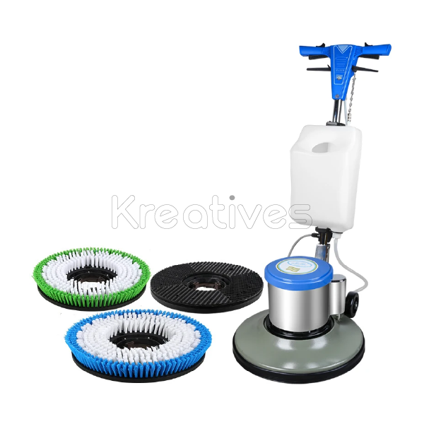 Toller Floor Scrubber with Brushes & Pad - Sokokubwa