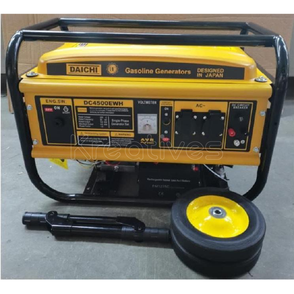 Daishi Japan 5.0Kva Key Start Petrol Generator with Wheels - Sokokubwa