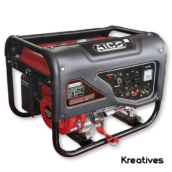 Aico 6.5kva Key Start Petrol Generator - Sokokubwa