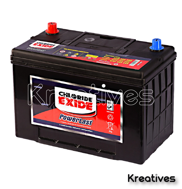 Chloride Exide Powerlast 090 MFL Car Battery - Sokokubwa