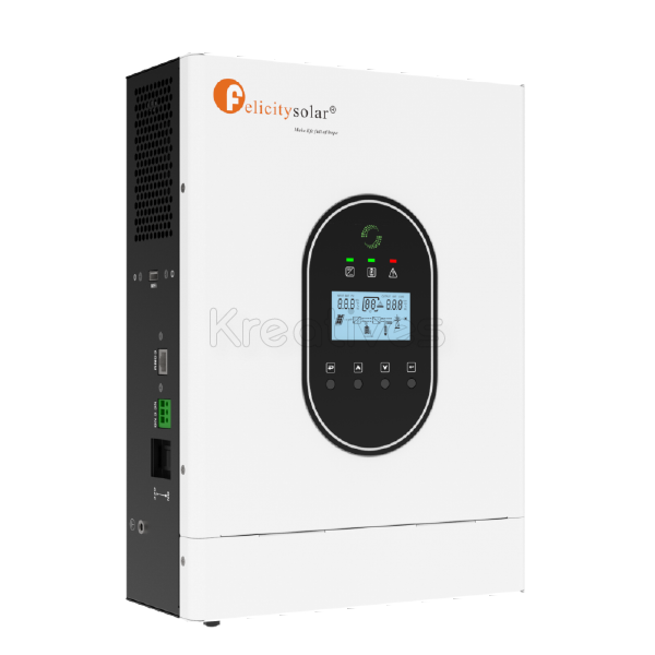 Felicity VCM2024 PRO 24V 2000W MPPT Hybrid Inverter - Sokokubwa