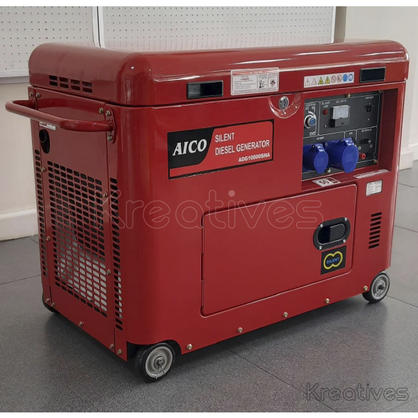 Aico Japan 12.5kva Single Phase Diesel Silent Generator - Sokokubwa