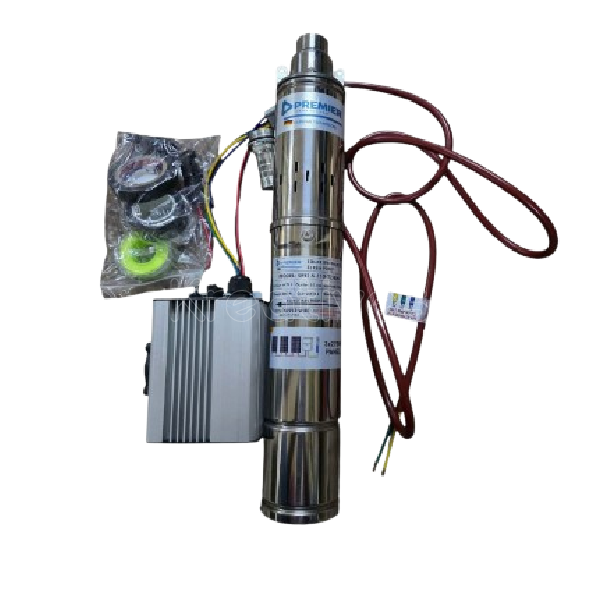 Premier 110M 600W Solar Submersible Pump with Controller - Sokokubwa