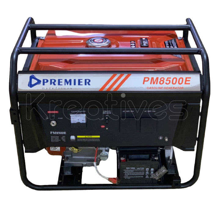 Premier 9.5kva Key Start Petrol Generator - Sokokubwa