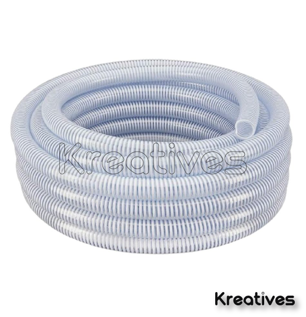 2Inch x 12M Steel Wire Reinforced Suction Hose - Sokokubwa