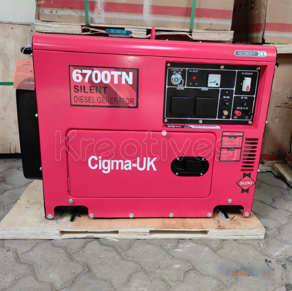 Cigma UK 10Kva Key Start Silent Diesel Generator - Sokokubwa
