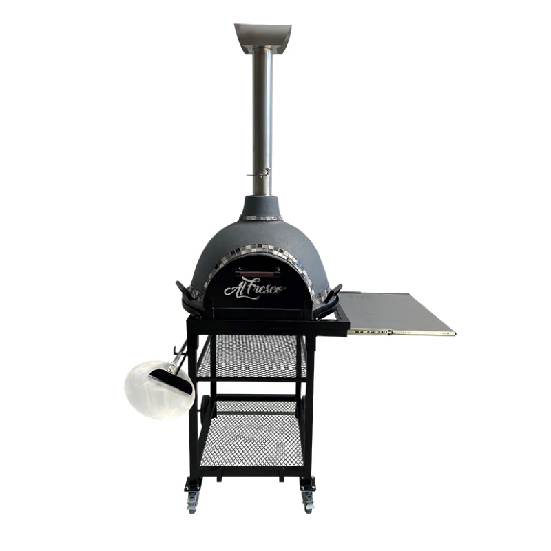 Alfresco Magnifique Wood-Fire Pizza Oven With Stand
