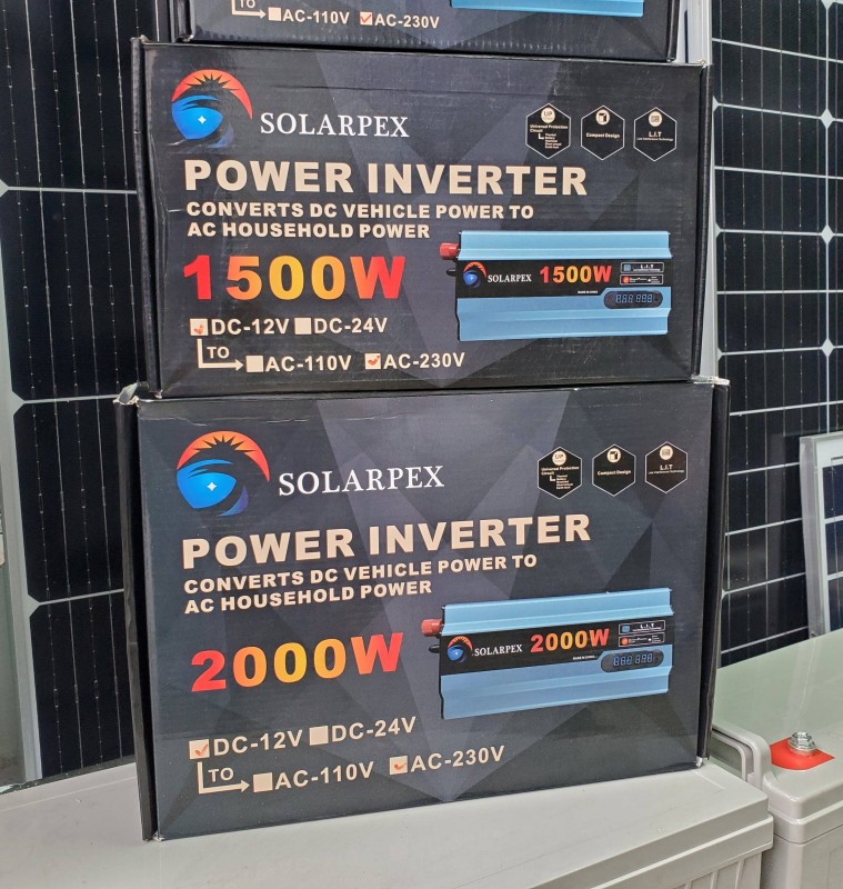 Solarpex 1500W DC to AC Inverter - Sokokubwa
