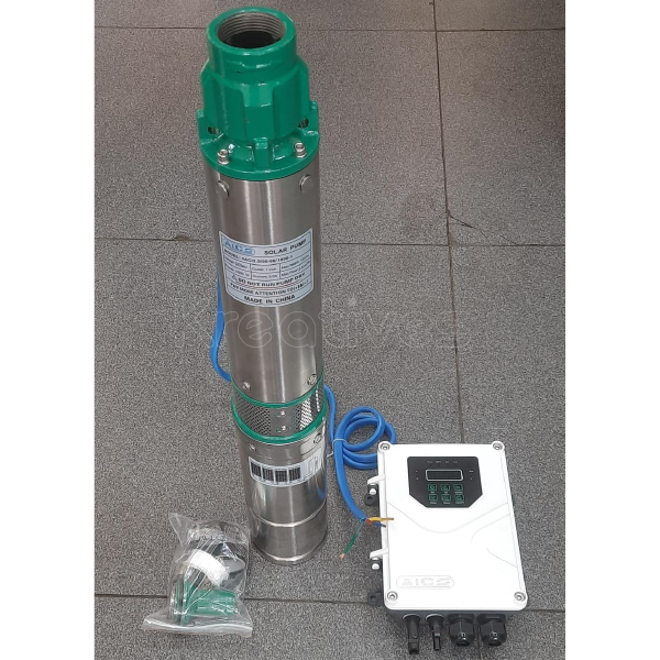Aico Japan 150M 1 Inch Solar DC Submersible Pump with Controller - Sokokubwa