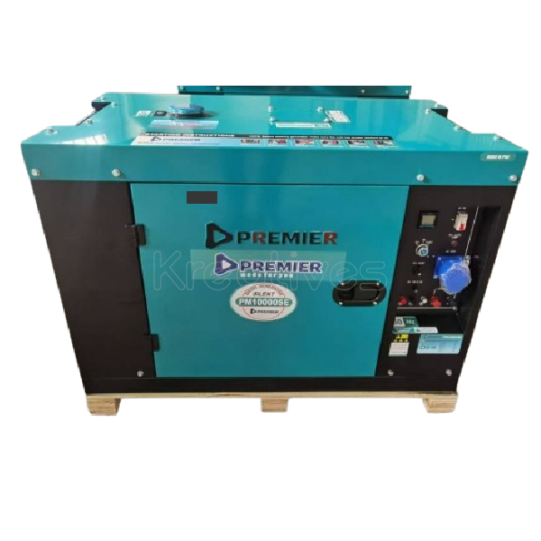 Premier 10.5kVA Silent Diesel Generator with ATS - Sokokubwa *