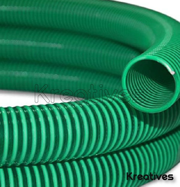 4Inch x 30M Green Flexible Suction Pipe - Sokokubwa
