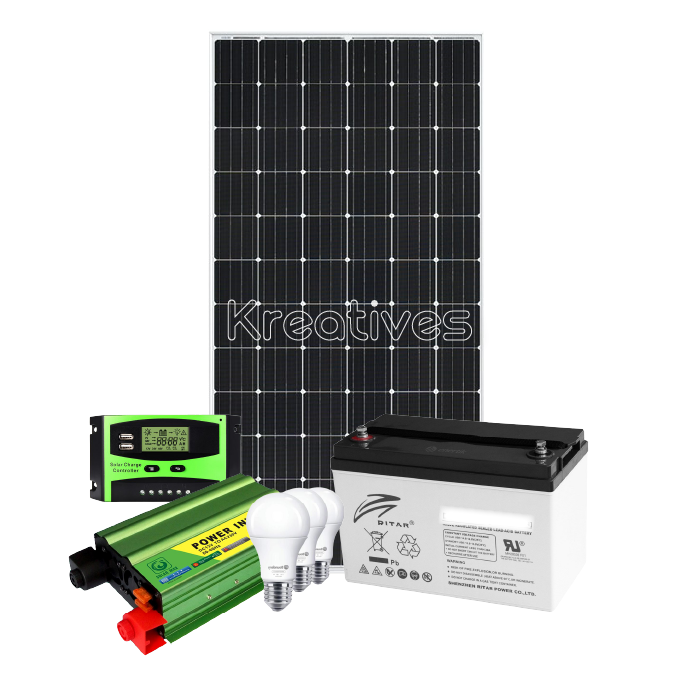 Ritar 80W Solar Backup System - Sokokubwa