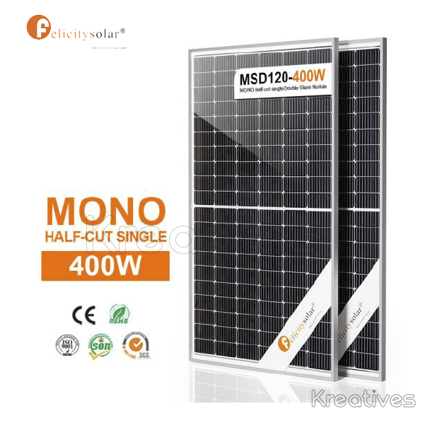 Felicity 400W Half Cell Mono Solar Panel - Sokokubwa