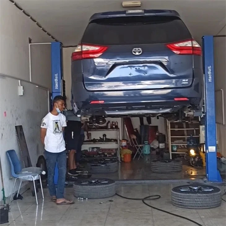 Haosail 2 Post Car Lift Auto Garage Lifting Machine - Sokokubwa