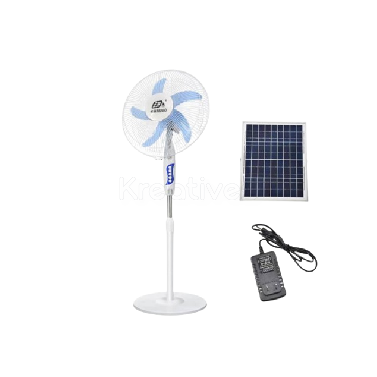 Solar DC/AC Stand Fan with Solar Panel - Sokokubwa