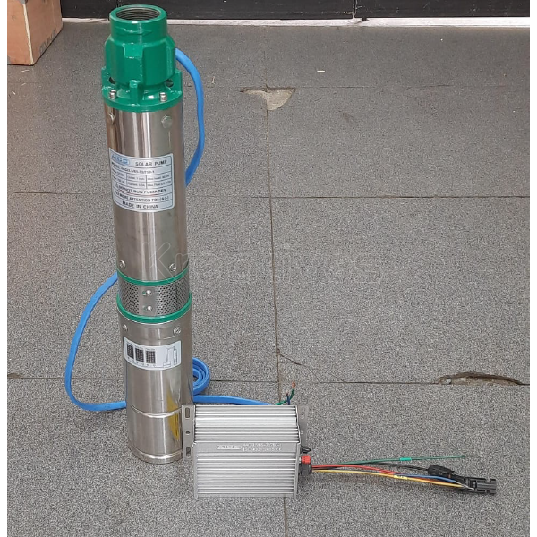 Aico Japan 90M 1 Inch Solar DC Submersible Pump with Controller - Sokokubwa