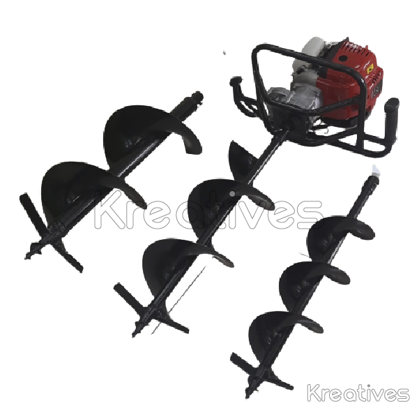 Hawk King 2 Stroke Petrol Earth Auger with 3 Bits - Sokokubwa