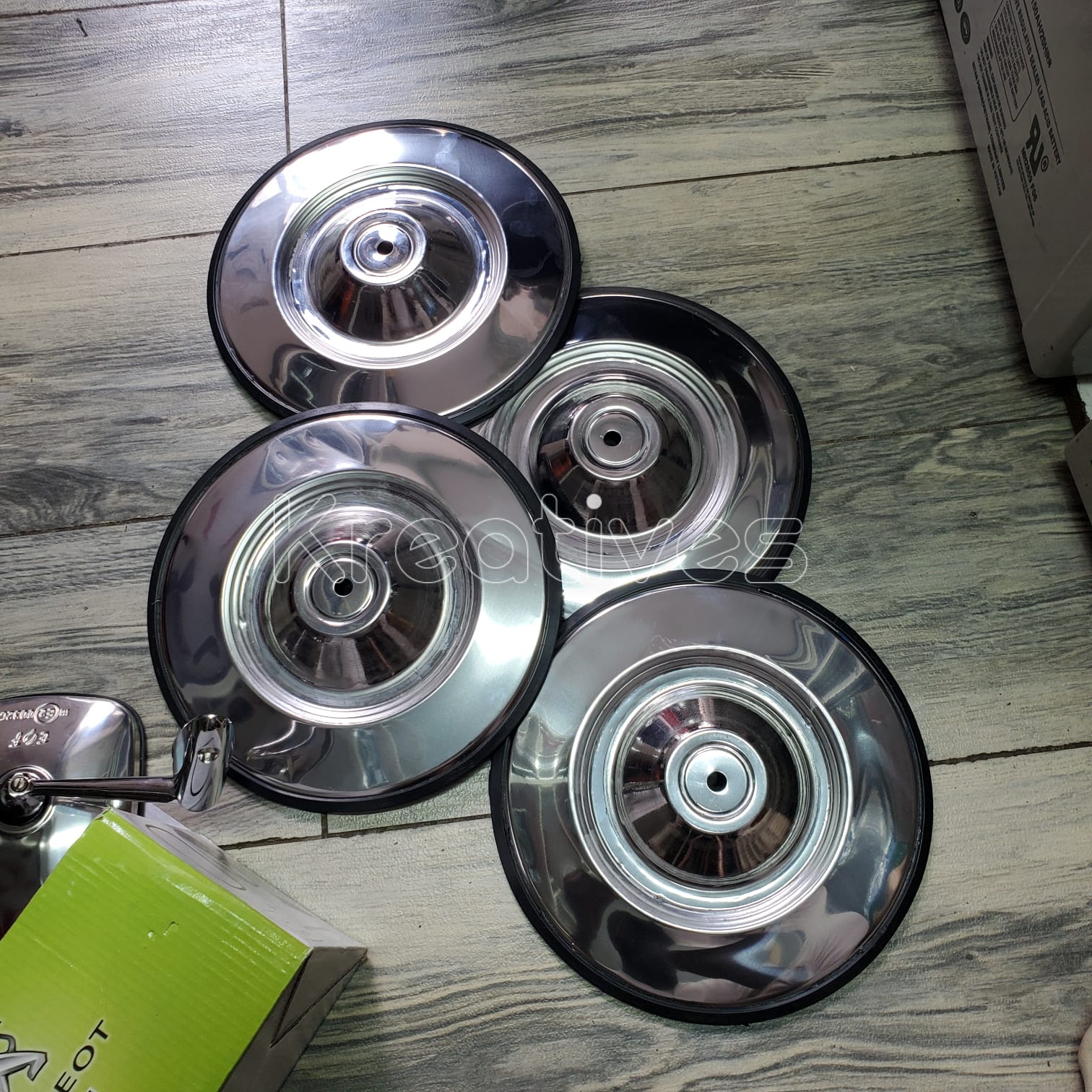 504 Steel Wheel Caps Set - Sokokubwa