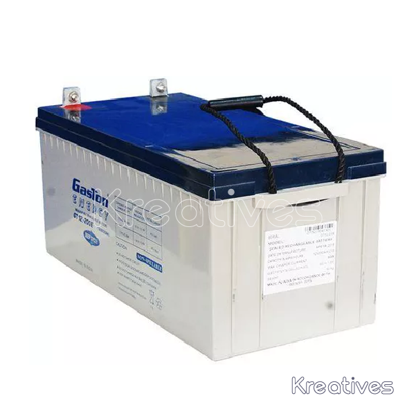 Gaston 200Ah 12V Rechargeable Battery - Sokokubwa